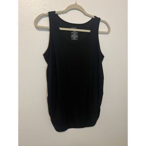 Time and Tru Maternity Black Knit Sleeveless Tank Top Size M (8-10)